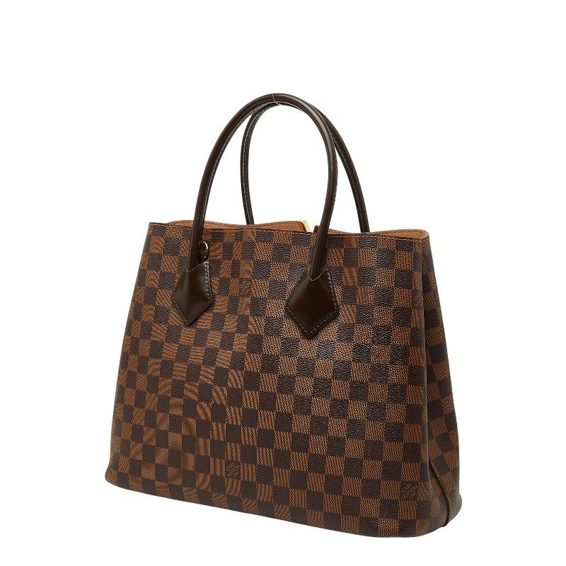 Louis Vuitton Damier Kensington Tote Shoulder Bag 2-Way Ebene Brown