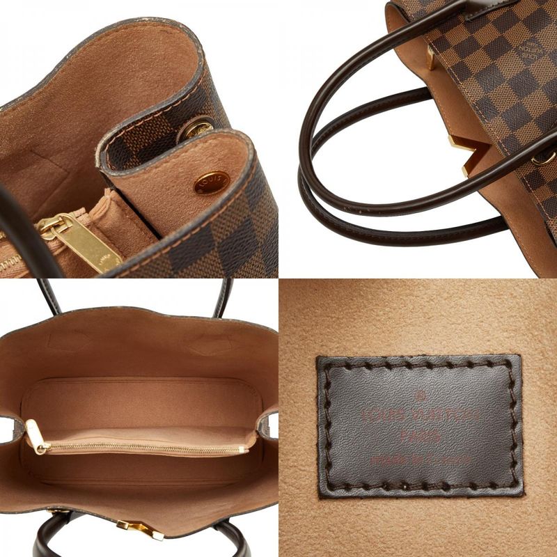 Louis Vuitton Damier Kensington Tote Shoulder Bag 2-Way Ebene Brown