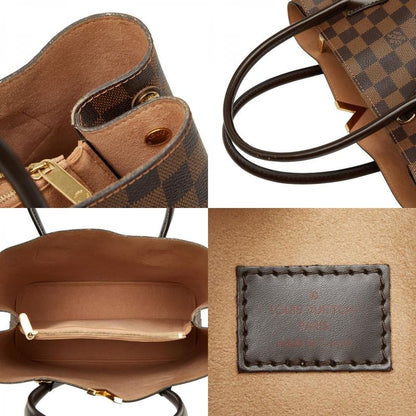 Louis Vuitton Damier Kensington Tote Shoulder Bag 2-Way Ebene Brown