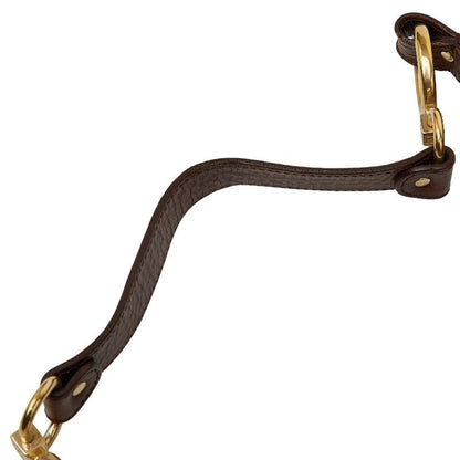 Fendi Zucchino Brown Canvas Leather