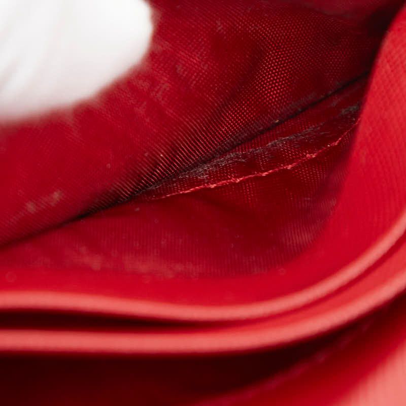 Prada Red Saffiano Leather