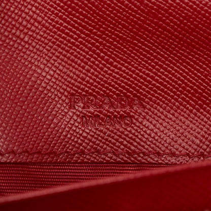 Prada Red Saffiano Leather