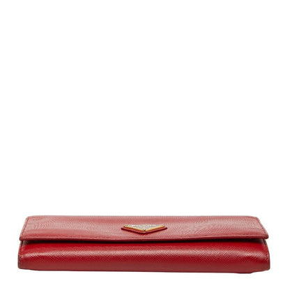 Prada Red Saffiano Leather
