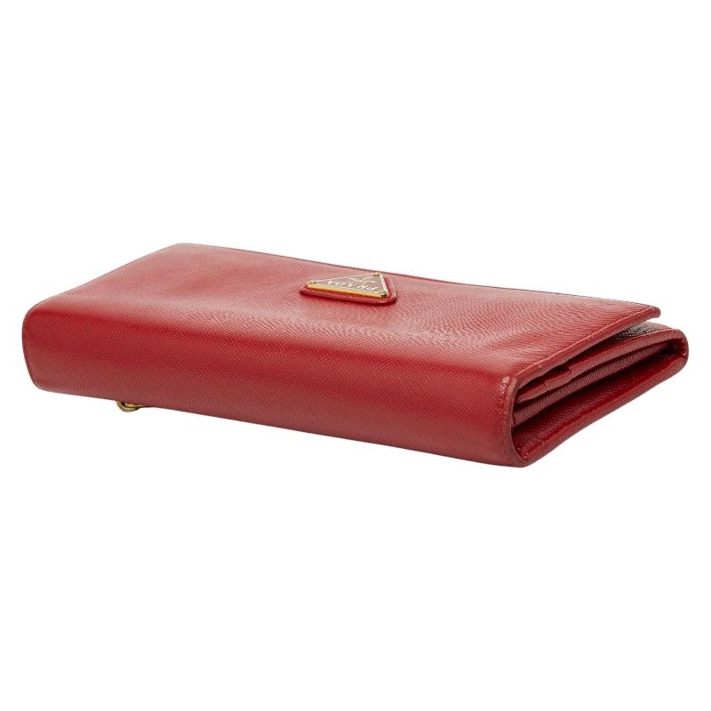 Prada Red Saffiano Leather