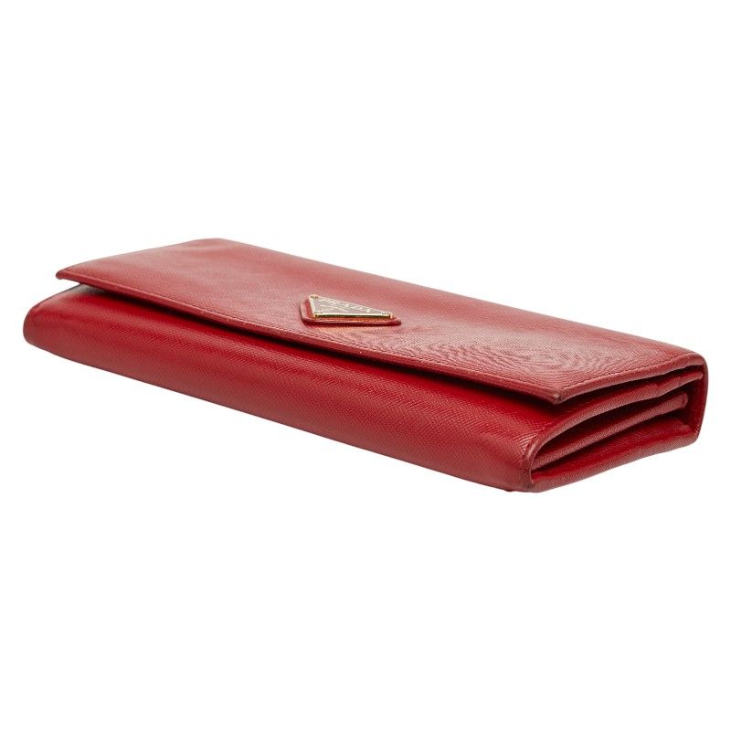 Prada Red Saffiano Leather