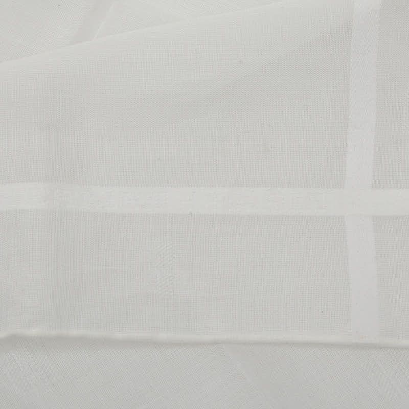 Hermes Handkerchief Jacquard White Cotton