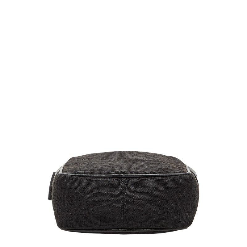 Bvlgari Logomania Black Canvas Leather