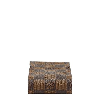 Louis Vuitton Damier Etui Cigarette Case Tobacco Brown Leather