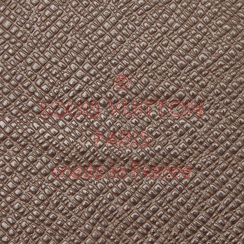 Louis Vuitton Damier Etui Cigarette Case Tobacco Brown Leather