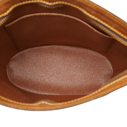 Louis Vuitton Monogram Drouot Crossbody Shoulder Bag Brown Leather