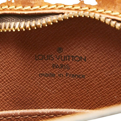 Louis Vuitton Monogram Drouot Crossbody Shoulder Bag Brown Leather
