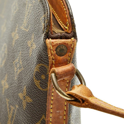 Louis Vuitton Monogram Drouot Crossbody Shoulder Bag Brown Leather