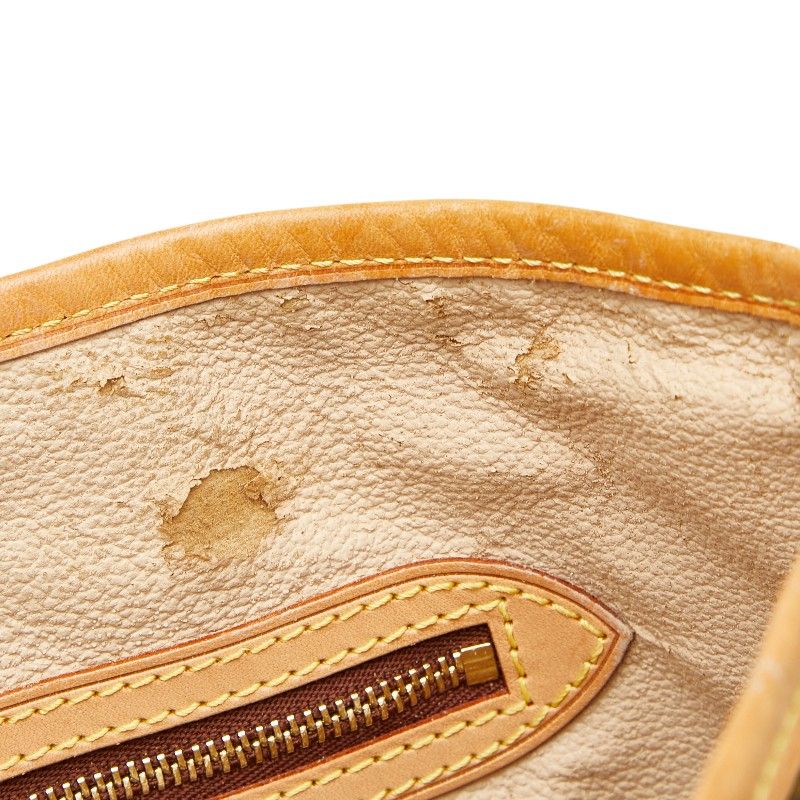 Louis Vuitton Monogram Bucket GM Tote Shoulder Bag Brown