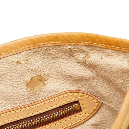 Louis Vuitton Monogram Bucket GM Tote Shoulder Bag Brown