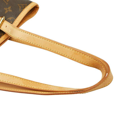 Louis Vuitton Monogram Bucket GM Tote Shoulder Bag Brown