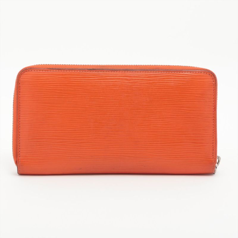 Louis Vuitton Epi Zippy Wallet Round Zip Piment Orange