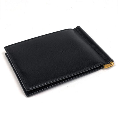 Saint Laurent Tiny Cassandra Bill Clip Wallet Short Mane Shiny