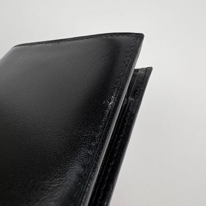 Cartier Must Line Bifold Wallet Leather Black