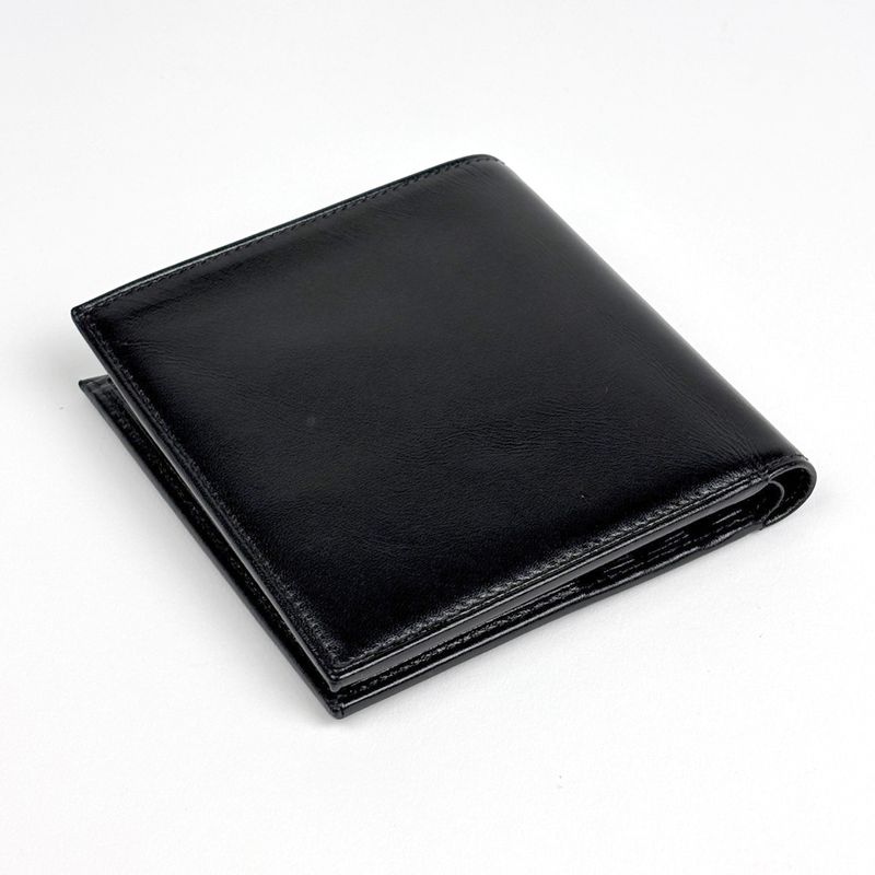 Cartier Must Line Bifold Wallet Leather Black