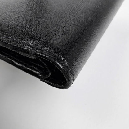 Cartier Must Line Bifold Wallet Leather Black