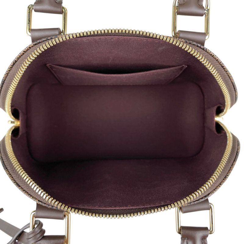Louis Vuitton Alma BB Shoulder Bag 2-Way Damier Brown