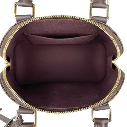 Louis Vuitton Alma BB Shoulder Bag 2-Way Damier Brown