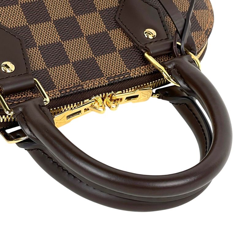 Louis Vuitton Alma BB Shoulder Bag 2-Way Damier Brown