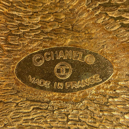 Chanel CC Logo Bangle Quilted CC Mark Bracelet Gold Plated