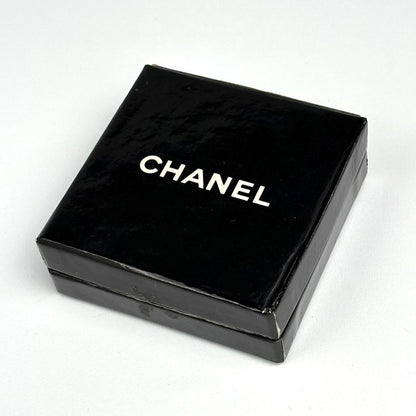 Chanel CC Logo Earrings Round Gold Plated