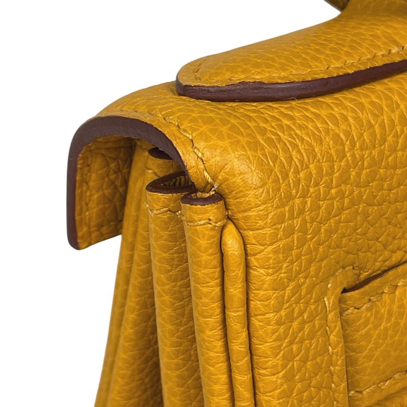 Hermes Kelly 28 Inner Sewing 2-Way Shoulder Bag Togo Joan Ambre