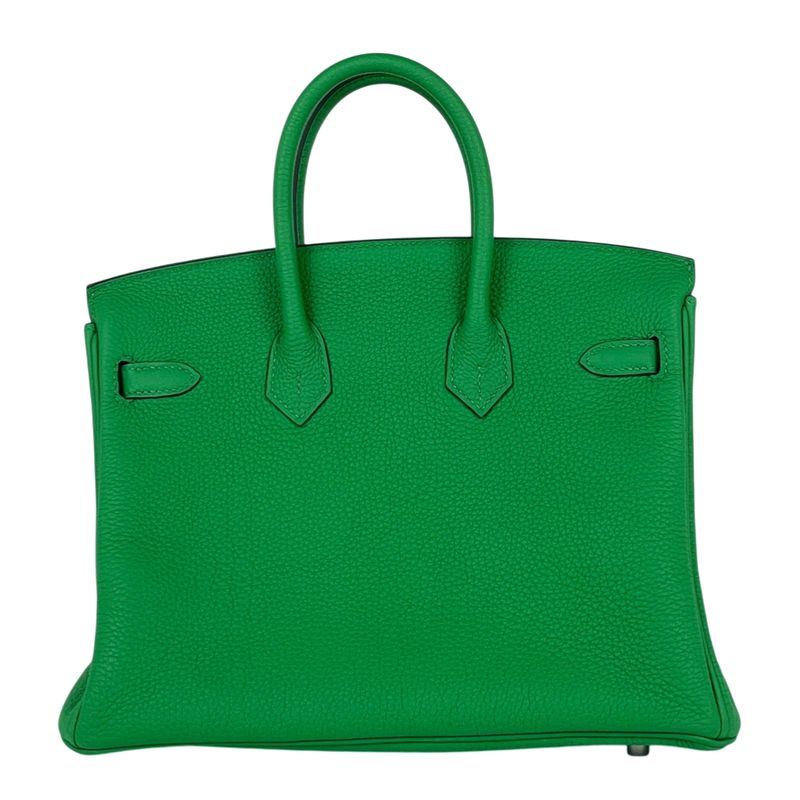 Hermes Birkin 25 Verso Handbag Togo Bamboo Caramel