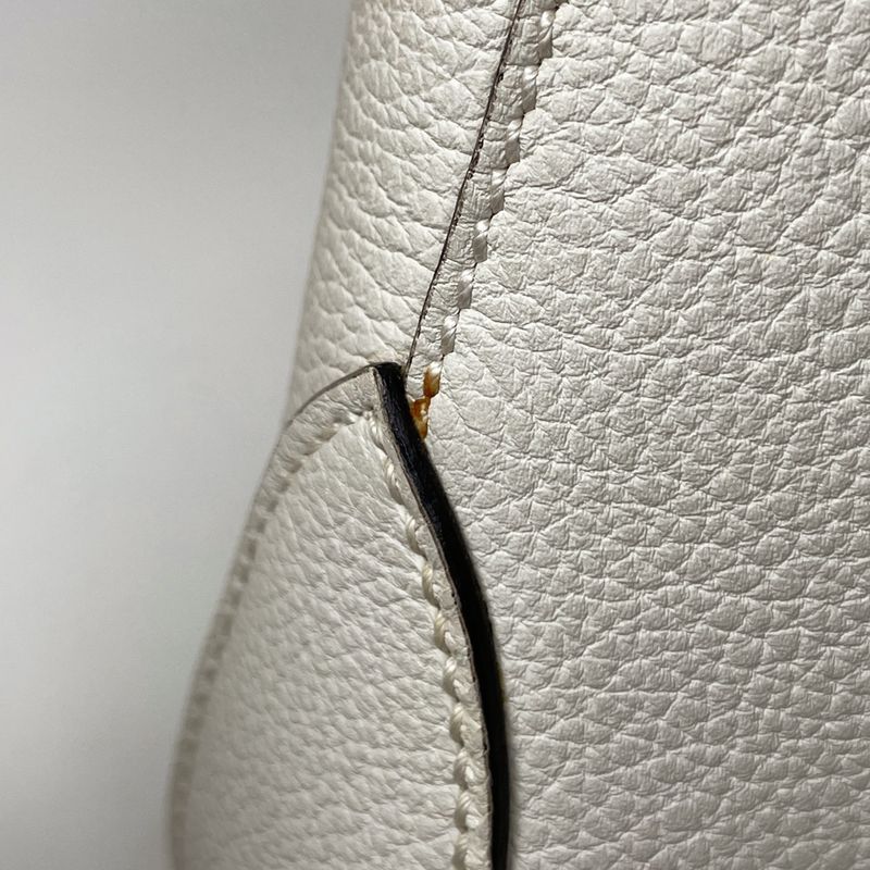 Gucci New Jackie Line Shoulder Bag Leather White