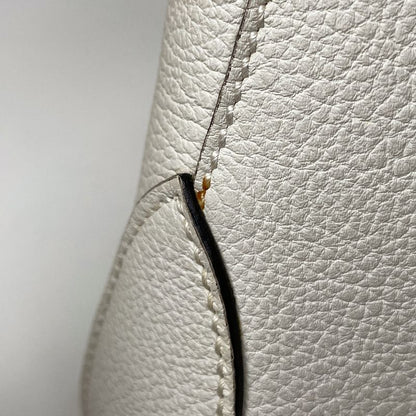 Gucci New Jackie Line Shoulder Bag Leather White