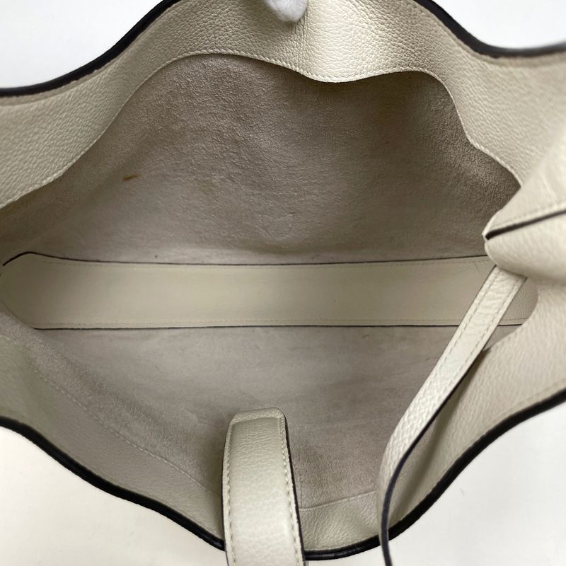 Gucci New Jackie Line Shoulder Bag Leather White