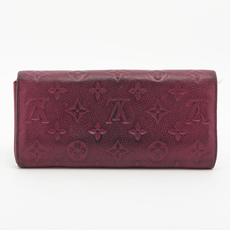 Louis Vuitton Monogram Empreinte Portefeuille Curie's Wallet Aurore