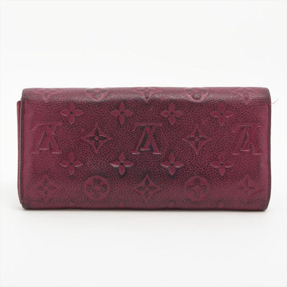 Louis Vuitton Monogram Empreinte Portefeuille Curie's Wallet Aurore