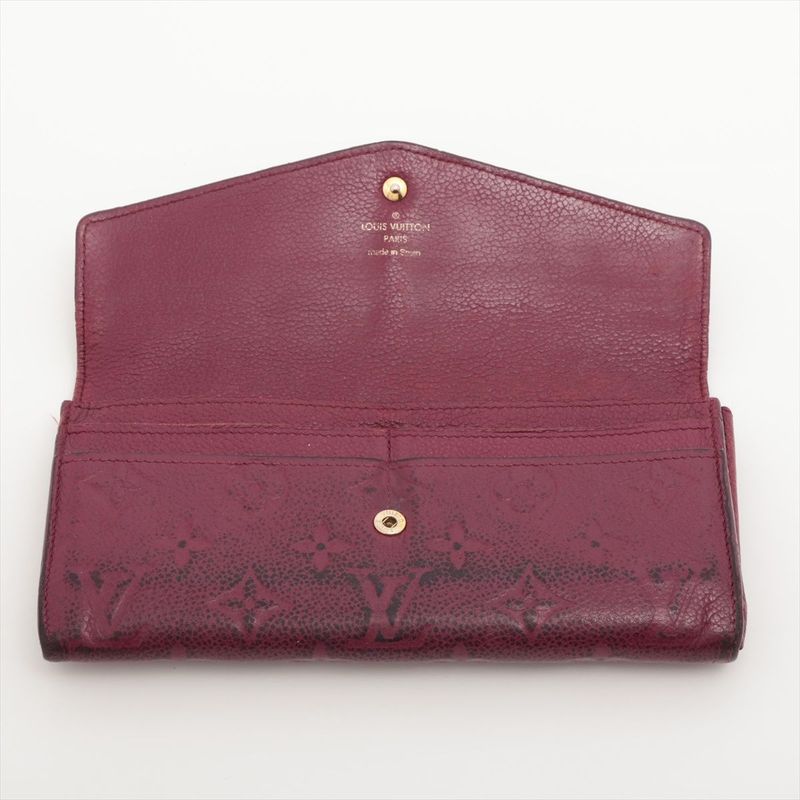 Louis Vuitton Monogram Empreinte Portefeuille Curie's Wallet Aurore