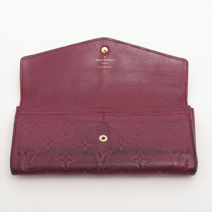 Louis Vuitton Monogram Empreinte Portefeuille Curie's Wallet Aurore