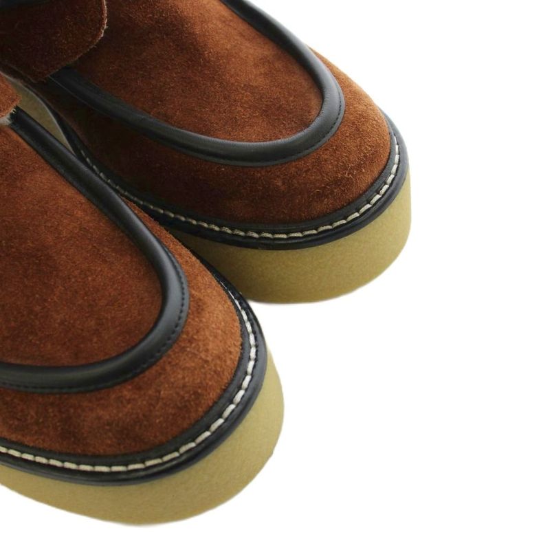 Hermes Short Boots 35.5 Brown