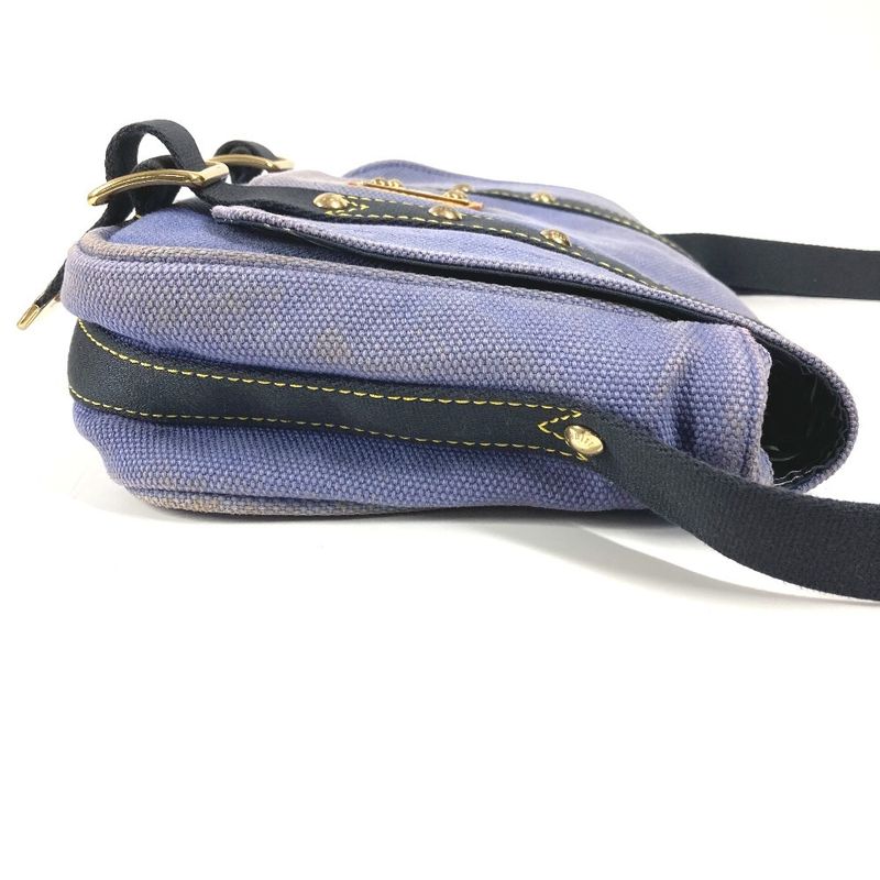 Louis Vuitton Shoulder Bag Besace PM Canvas Blue