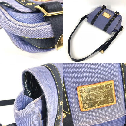 Louis Vuitton Shoulder Bag Besace PM Canvas Blue