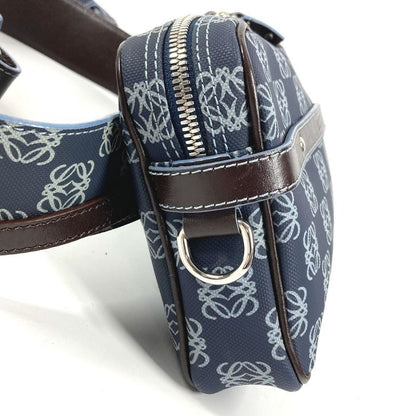 Loewe Belt Bag Anagram Logo Leather Blue