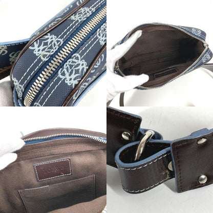 Loewe Belt Bag Anagram Logo Leather Blue