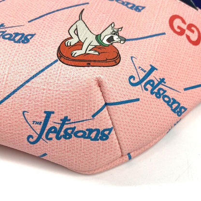 Gucci Belt Bag the Jetsons Logo Leather Pink