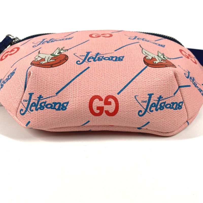 Gucci Belt Bag the Jetsons Logo Leather Pink