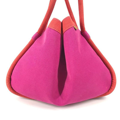 Hermes Shoulder Bag Sac Baga GM Cotton Pink