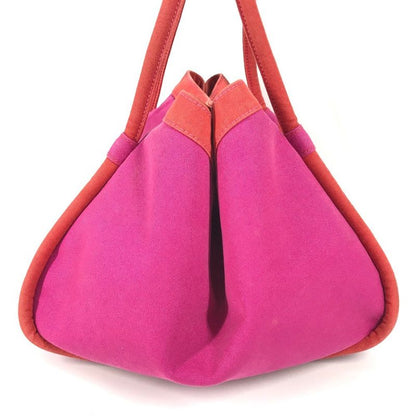 Hermes Shoulder Bag Sac Baga GM Cotton Pink