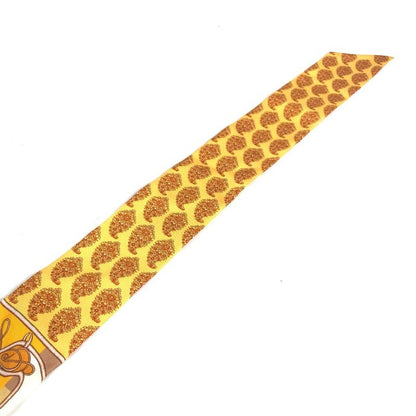 Hermes Scarf Twilly Silk Orange