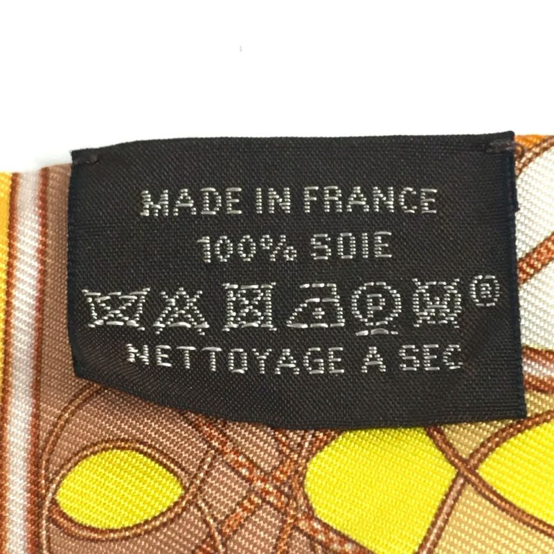 Hermes Scarf Twilly Silk Orange