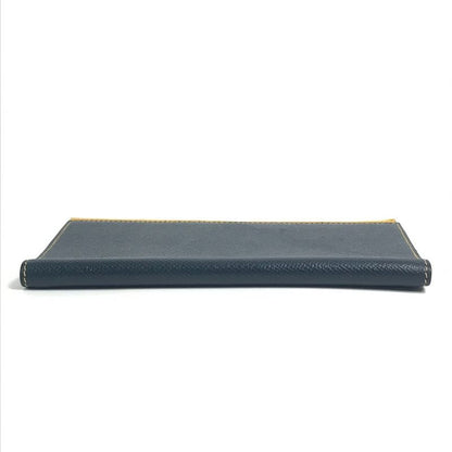 Hermes Notebook Cover Agenda MM PM Leather Navy